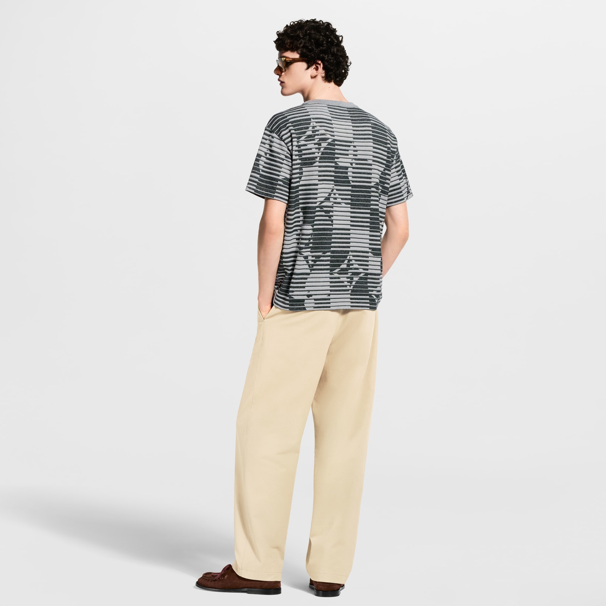 Monogram Short-Sleeved Crewneck - Men - Ready-to-Wear | LOUIS